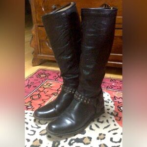 Frye Studded Cowboy Boots